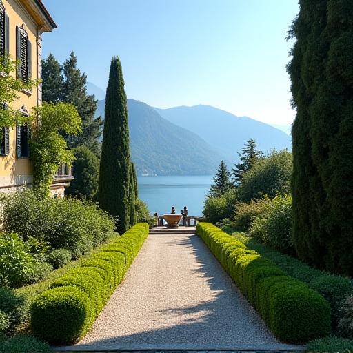 Thumbnail del progetto di una villa sul lago di Como.